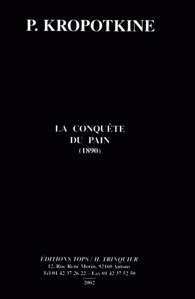 La Conquête du pain