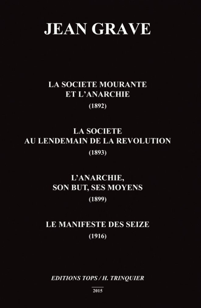 La société mourante et l'anarchie