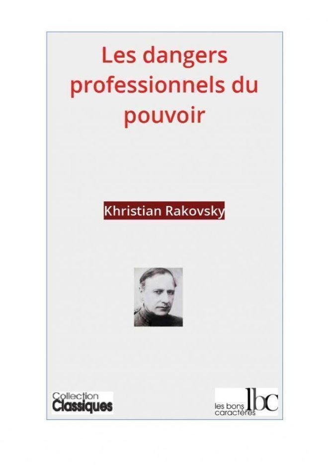 Les dangers professionnels du pouvoir