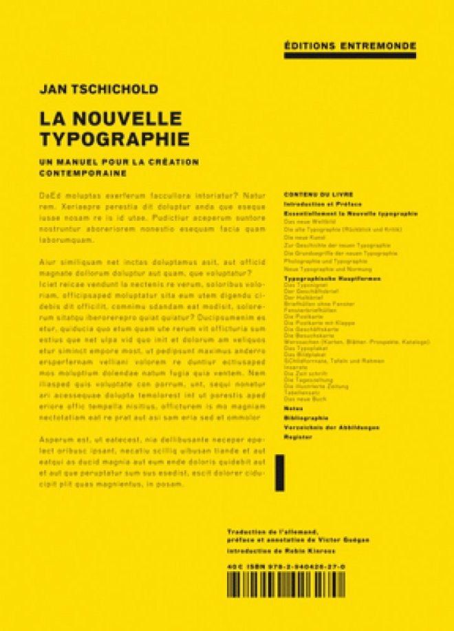 La Nouvelle typographie