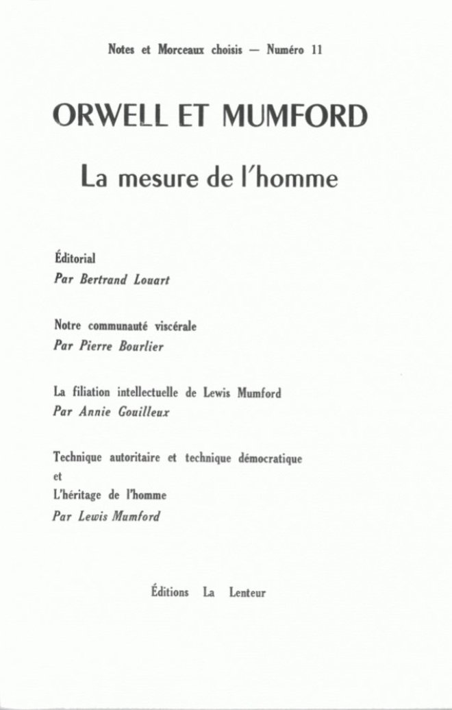 Notes et Morceaux choisis 11