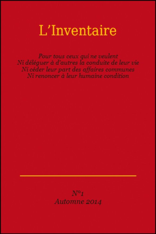 L'inventaire n° 1