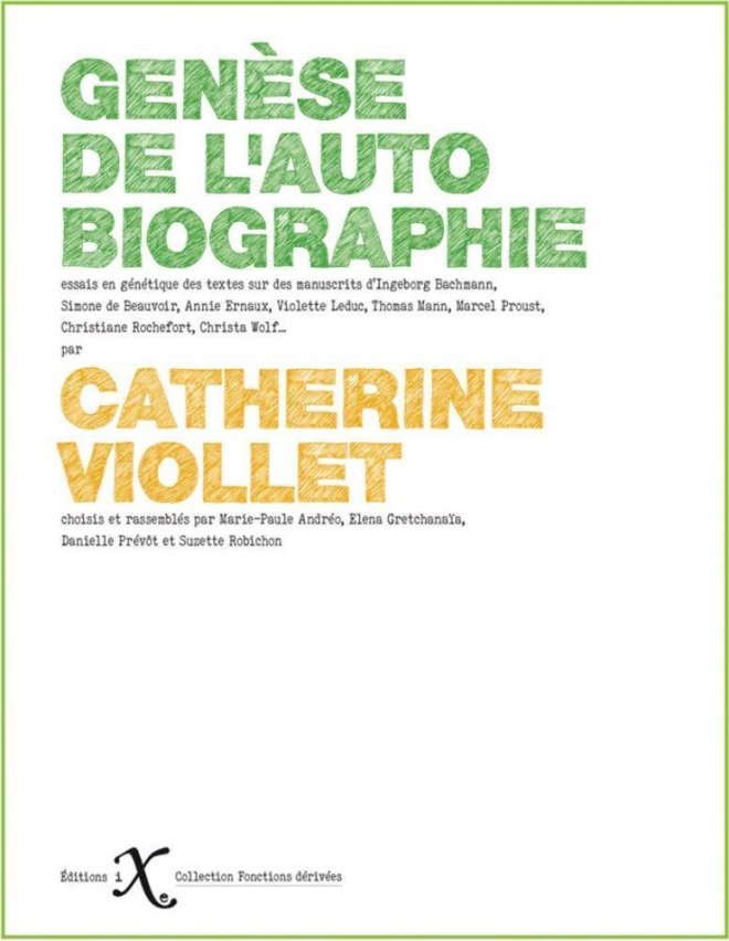 Genèse de l'autobiographie