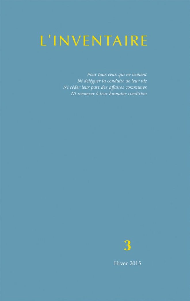 L'Inventaire n° 3