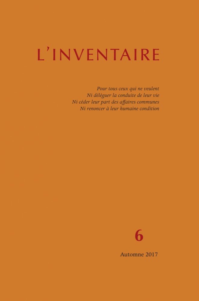 L'Inventaire n° 6