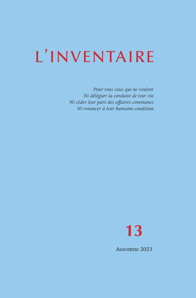 L’Inventaire n°13