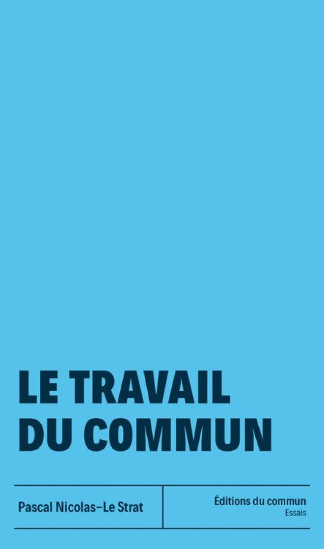 Le Travail du commun (NED 2026)