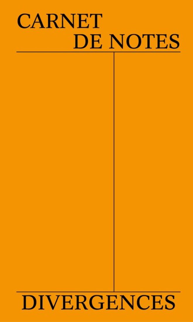 Carnet de notes orange