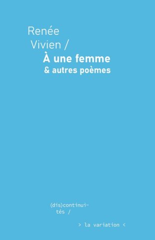 À une femme