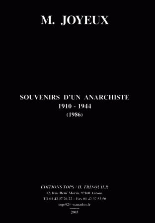 Souvenirs d’un anarchiste