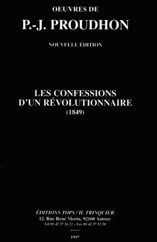 Les Confessions d’un révolutionnaire