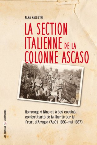 La section italienne de la colonne Ascaso