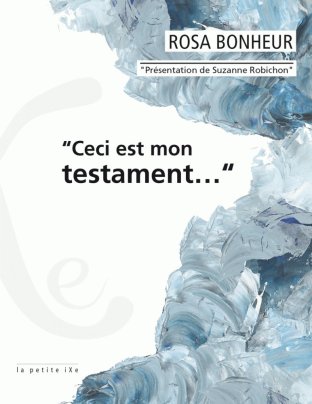 Ceci est mon testament