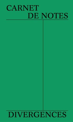 Carnet de notes vert